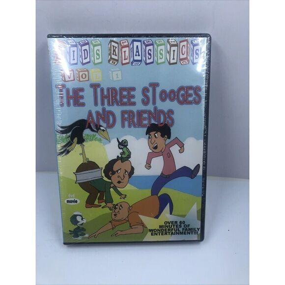 The Three Stooges And Friends Kids Klassics Vol 1 DVD Animated. Sealed - Picture 2 of 7